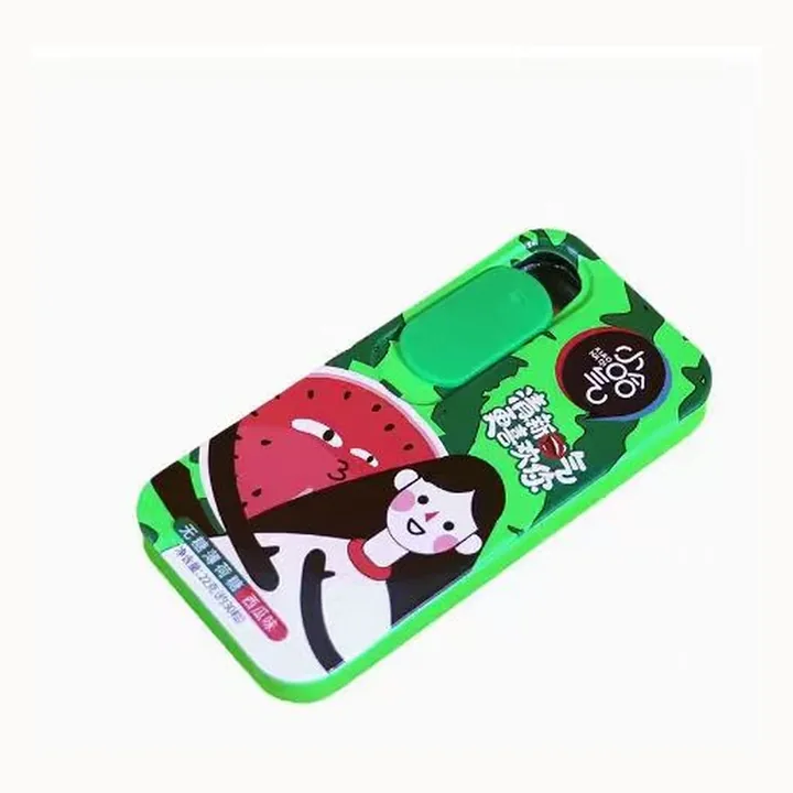 Custom Press-Top Tin Box for Sugar-Free Mints & Fruit Candy by Baoyue Can Making