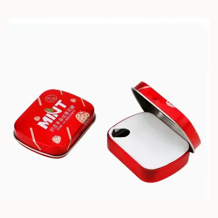 Small Two-Piece Tin for Mints, Candy, Chocolate & Cookies by Baoyue Can Making