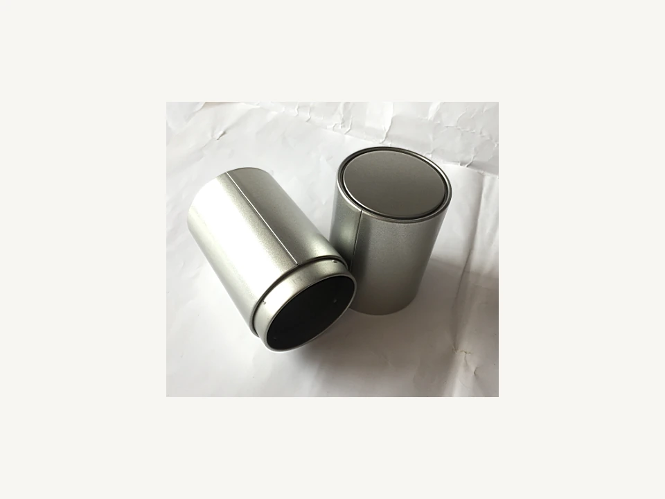Cylindrical Tin Tube for Brushes & Art Supplies