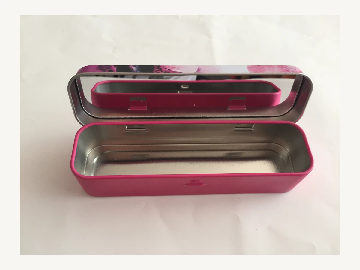 Compact Rectangular Tin for Cosmetics & Personal Care