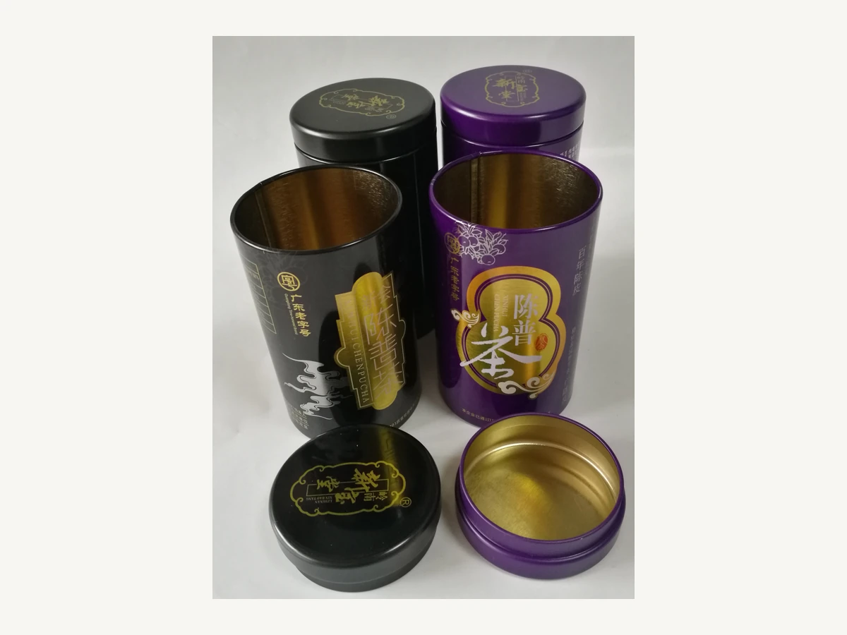 Tall Round Tin for Tea & Herbal Products