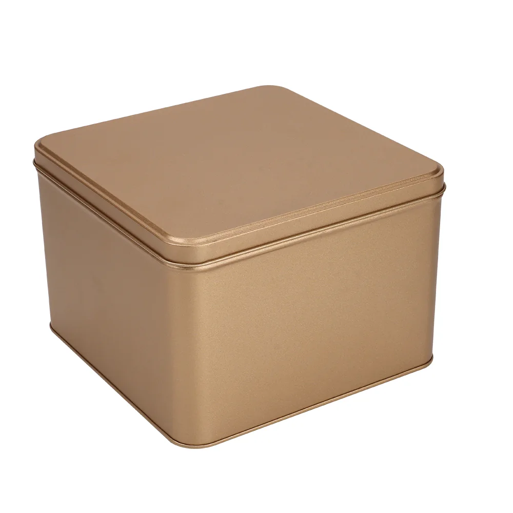 Champagne Square Gift Tin by Baoyue Can Making