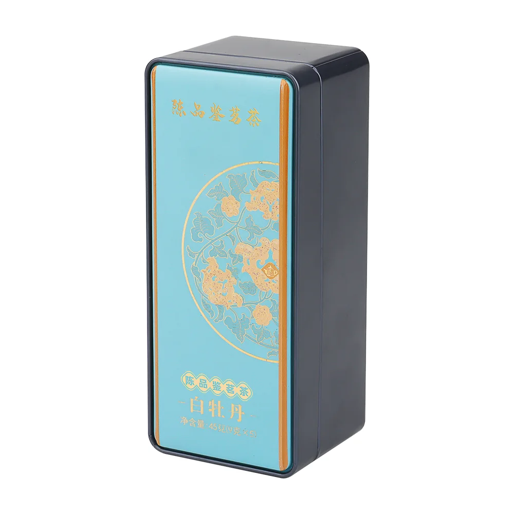 Mint Tall Tea Tin by Baoyue Can Making