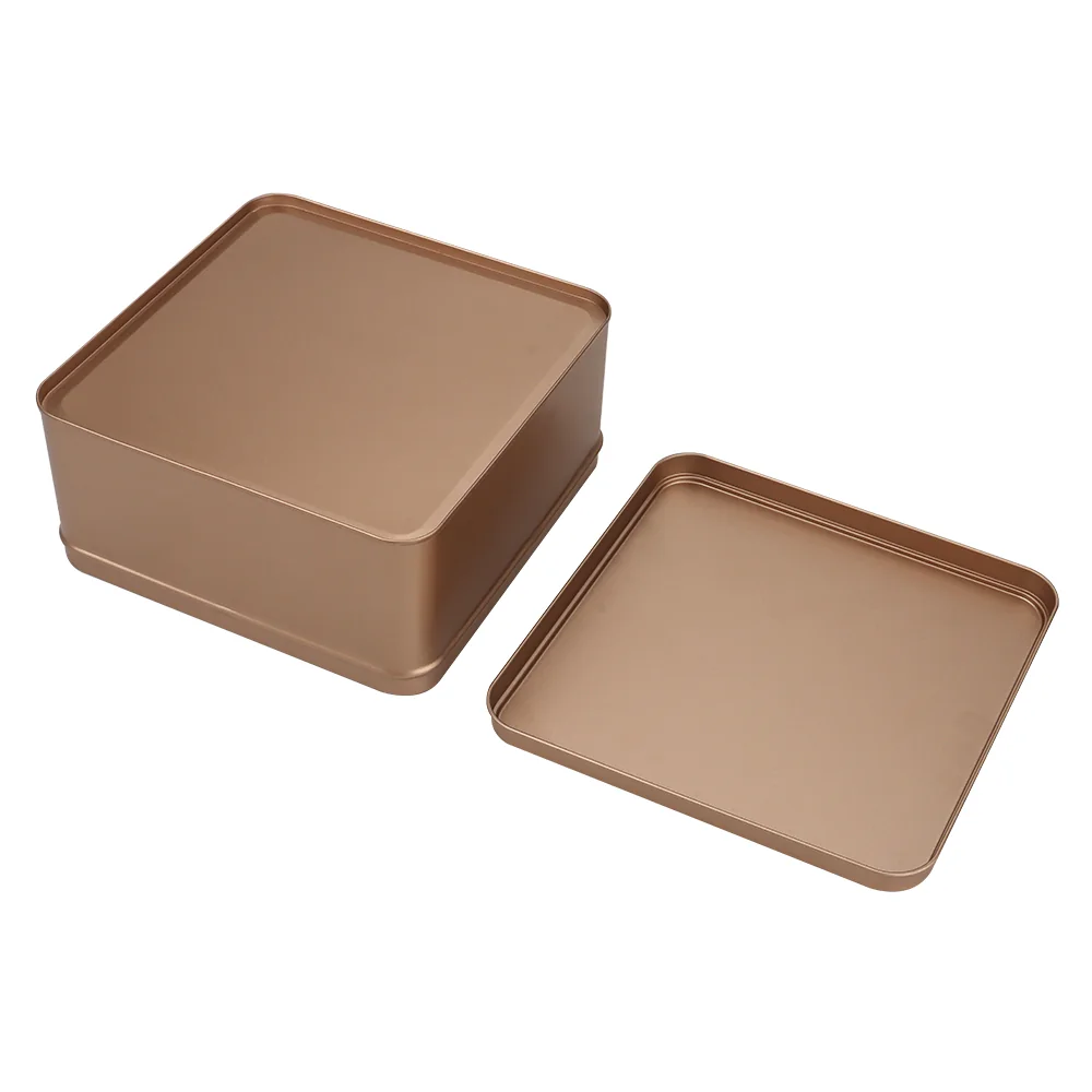 Shallow Rectangular Presentation Tin by Baoyue Can Making