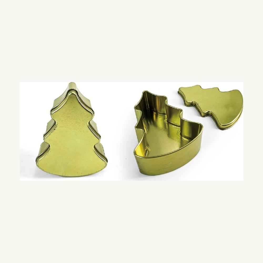 Small Christmas Tree Gift Tin