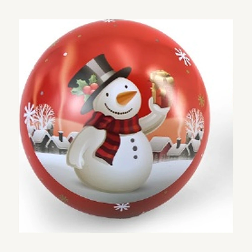 Snowman Christmas Bauble Tin