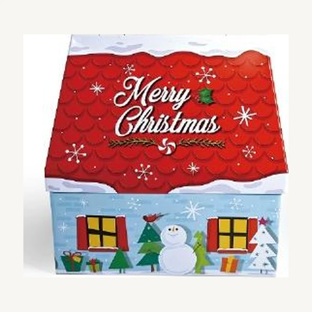 Christmas House Gift Tin