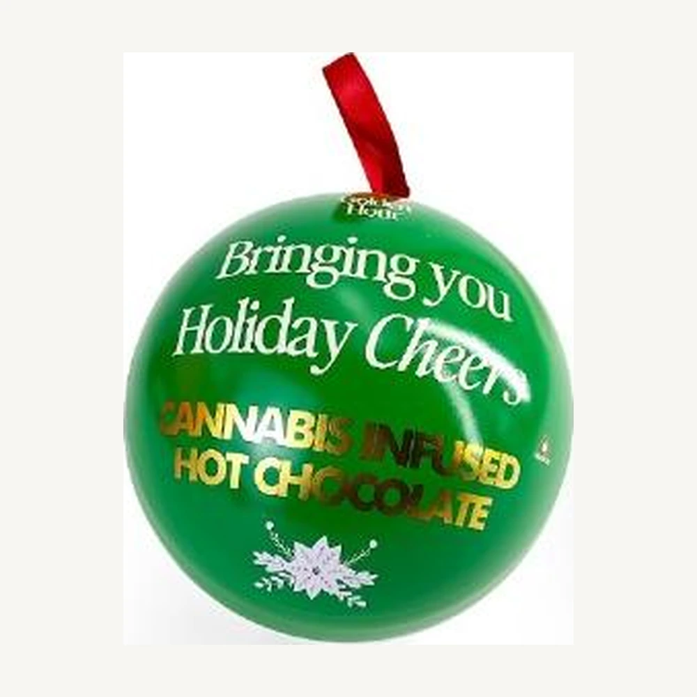 Green Christmas Bauble Tin