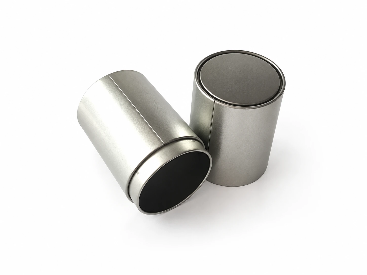 Cylindrical Tin Tube for Brushes & Art Supplies