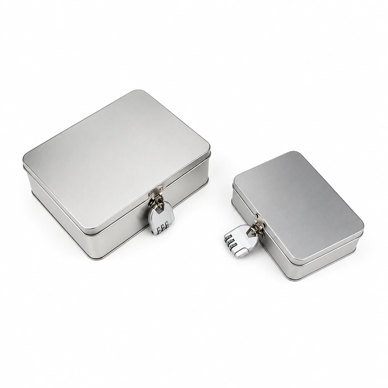 Custom Combination-Lock Tin for Cosmetics, Jewellery & Gift Sets