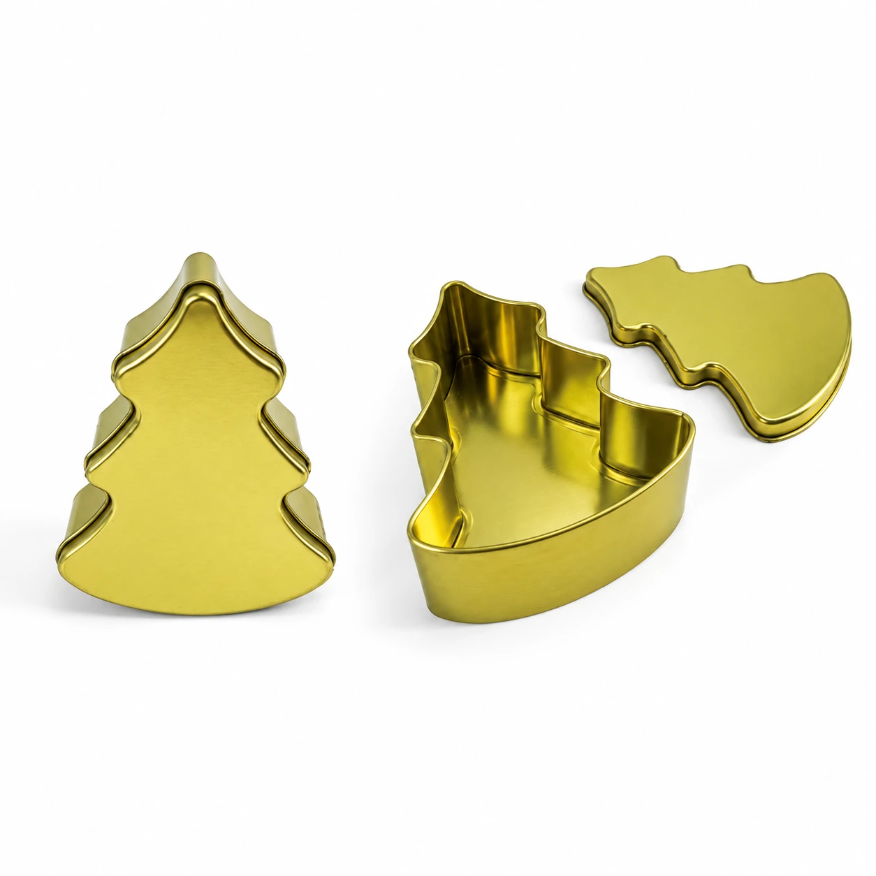 Small Christmas Tree Gift Tin