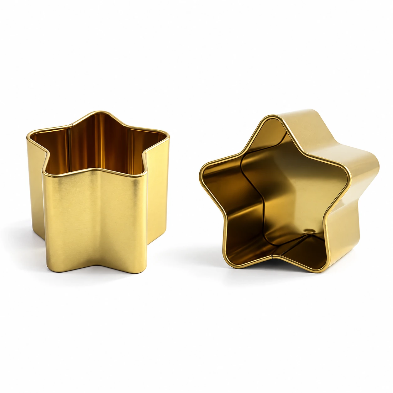 Small Gold Star Gift Tin