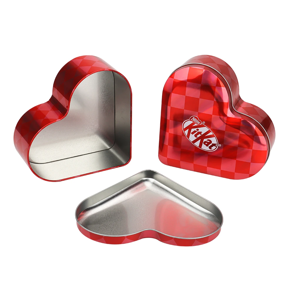 Custom Heart-Shaped Chocolate & Gift Tin