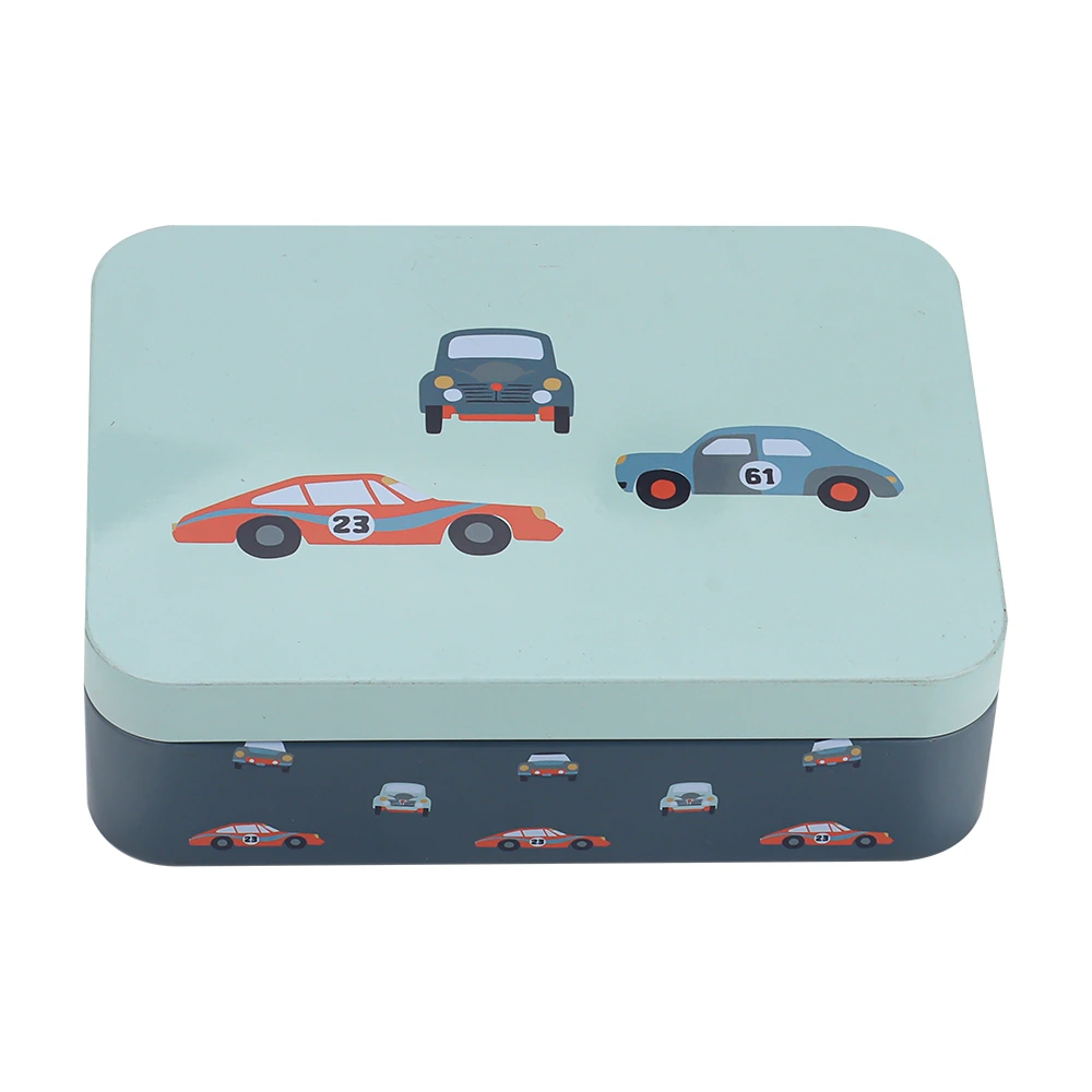 Illustrated Hinged Tin for Collectibles & Gift Sets