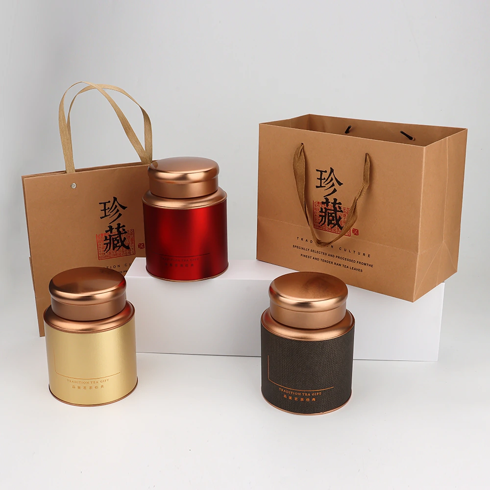 100 g / 250 g Large Metal Canister for Premium Tea